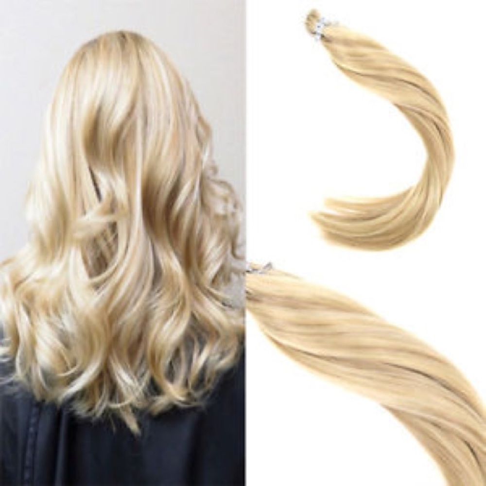 New 20” human hair extensions - Blonde - Nano bond